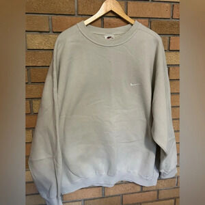 Vintage 90’s Nike Sage/Pistachio Nike Mini Swoosh Crewneck Sweatshirt Size XL